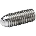 J.W. Winco J.W. Winco 605-M6-16-AN Set Screw w/ Full Ball - M6 x 1.0 Thread - 16mm Thread Length 605-M6-16-AN